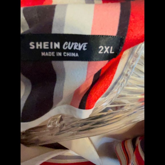 Shein Curve Multicolored Blazer - Picture 4 of 4